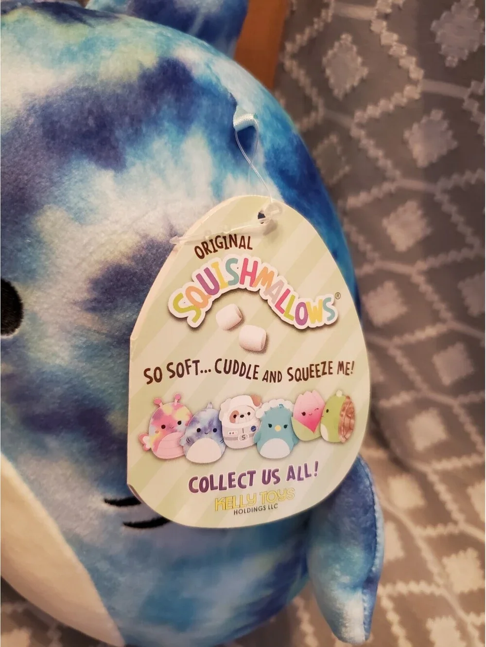 Luther Blue Tie Dye Shark